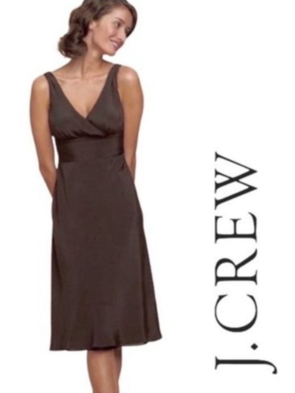Vintage, J.Crew Silk Sophia Dress - Picture 2 of 7